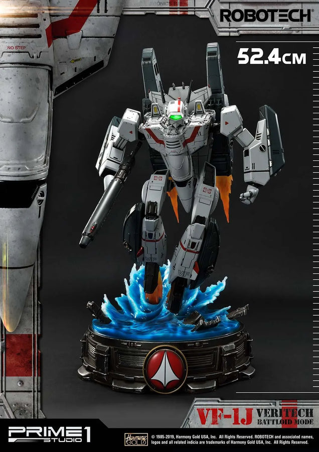 VF-1J Officer's Veritech (Battloid Mode Edition) Robotec Saga – Prime1Studio – ActionFigure Brasil
