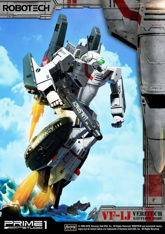 VF-1J Officer's Veritech (Battloid Mode Edition) Robotec Saga – Prime1Studio – ActionFigure Brasil