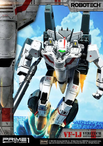 VF-1J Officer's Veritech (Battloid Mode Edition) Robotec Saga – Prime1Studio – ActionFigure Brasil