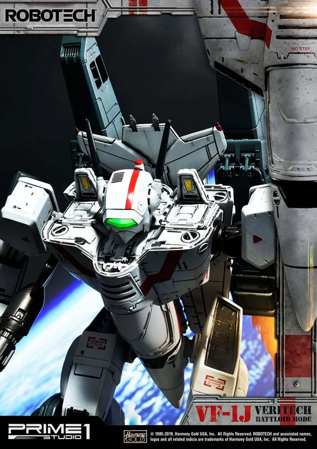 VF-1J Officer's Veritech (Battloid Mode Edition) Robotec Saga – Prime1Studio – ActionFigure Brasil