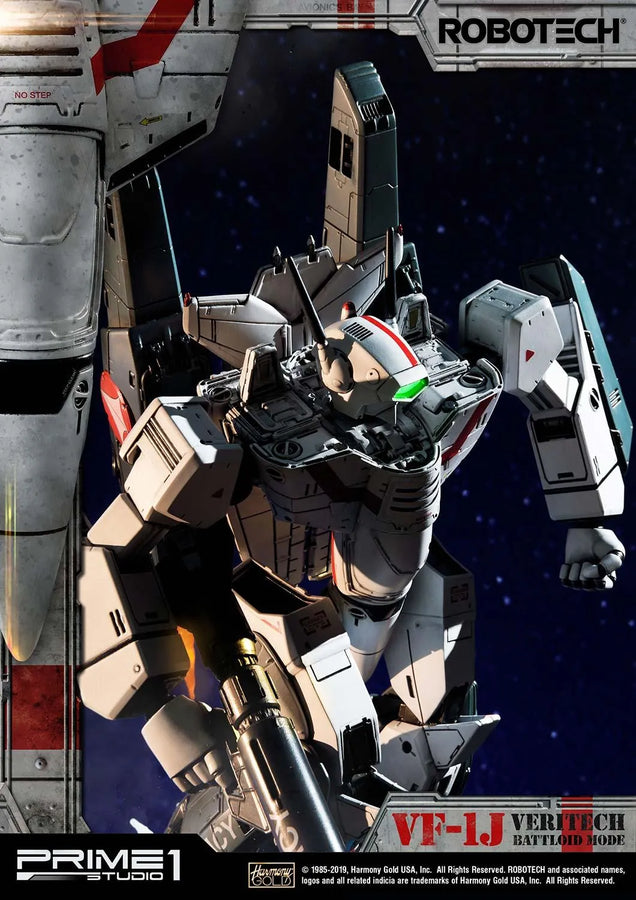 VF-1J Officer's Veritech (Battloid Mode Edition) Robotec Saga – Prime1Studio – ActionFigure Brasil