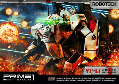 VF-1J Officer's Veritech (Battloid Mode Edition) Robotec Saga – Prime1Studio – ActionFigure Brasil