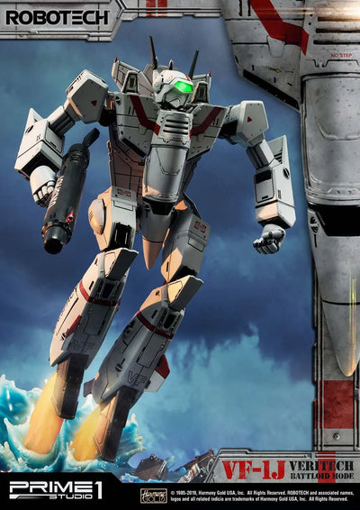 VF-1J Officer's Veritech (Battloid Mode Edition) Robotec Saga – Prime1Studio – ActionFigure Brasil