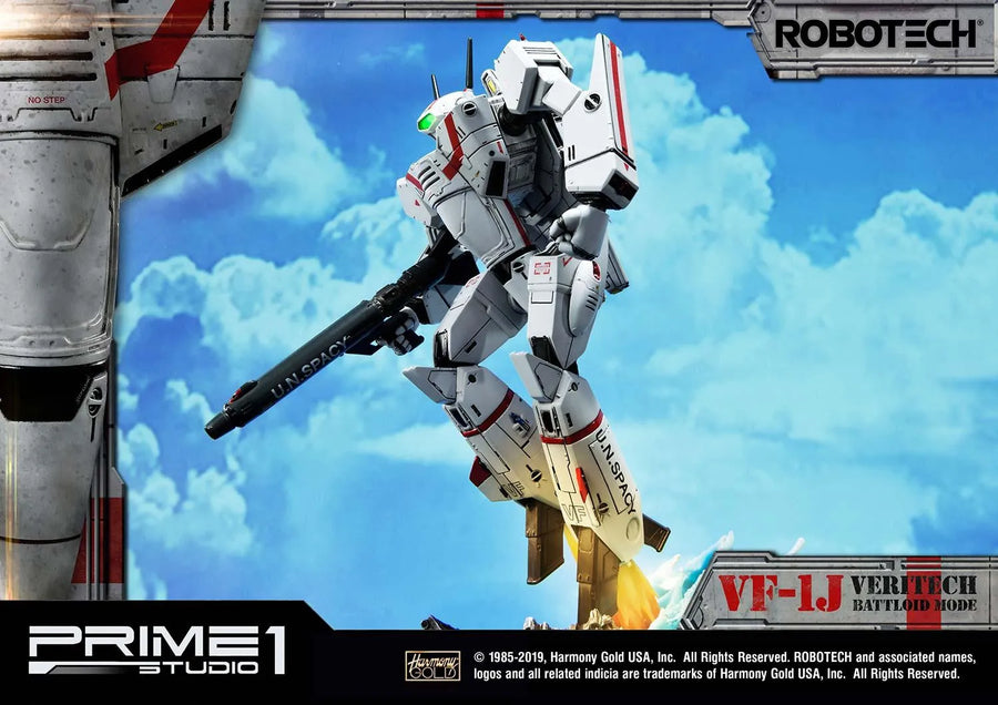 VF-1J Officer's Veritech (Battloid Mode Edition) Robotec Saga – Prime1Studio – ActionFigure Brasil