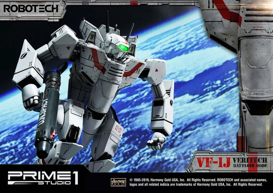 VF-1J Officer's Veritech (Battloid Mode Edition) Robotec Saga – Prime1Studio – ActionFigure Brasil