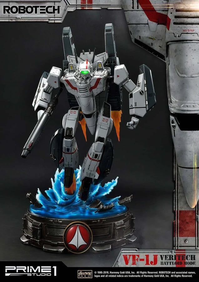 VF-1J Officer's Veritech (Battloid Mode Edition) Robotec Saga – Prime1Studio – ActionFigure Brasil