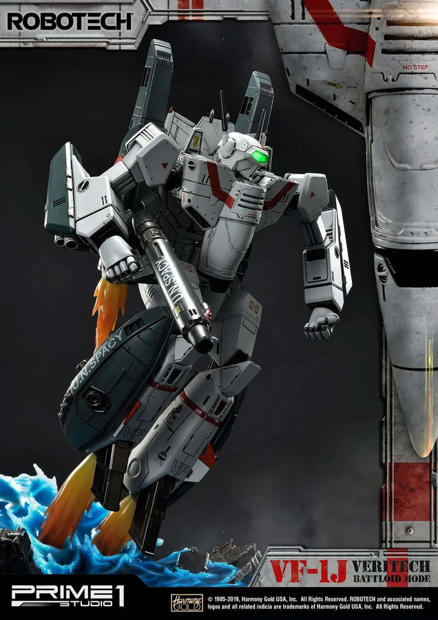 VF-1J Officer's Veritech (Battloid Mode Edition) Robotec Saga – Prime1Studio – ActionFigure Brasil