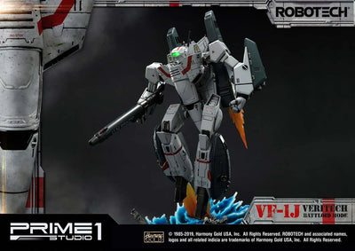VF-1J Officer's Veritech (Battloid Mode Edition) Robotec Saga – Prime1Studio – ActionFigure Brasil