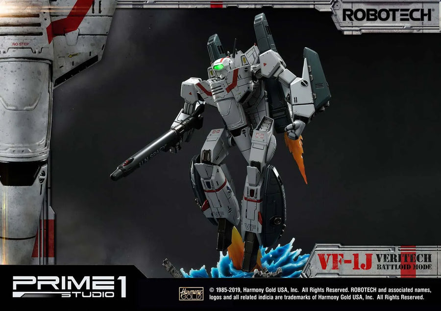 VF-1J Officer's Veritech (Battloid Mode Edition) Robotec Saga – Prime1Studio – ActionFigure Brasil