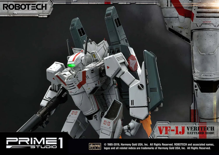 VF-1J Officer's Veritech (Battloid Mode Edition) Robotec Saga – Prime1Studio – ActionFigure Brasil