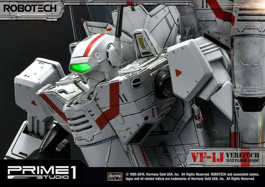 VF-1J Officer's Veritech (Battloid Mode Edition) Robotec Saga – Prime1Studio – ActionFigure Brasil
