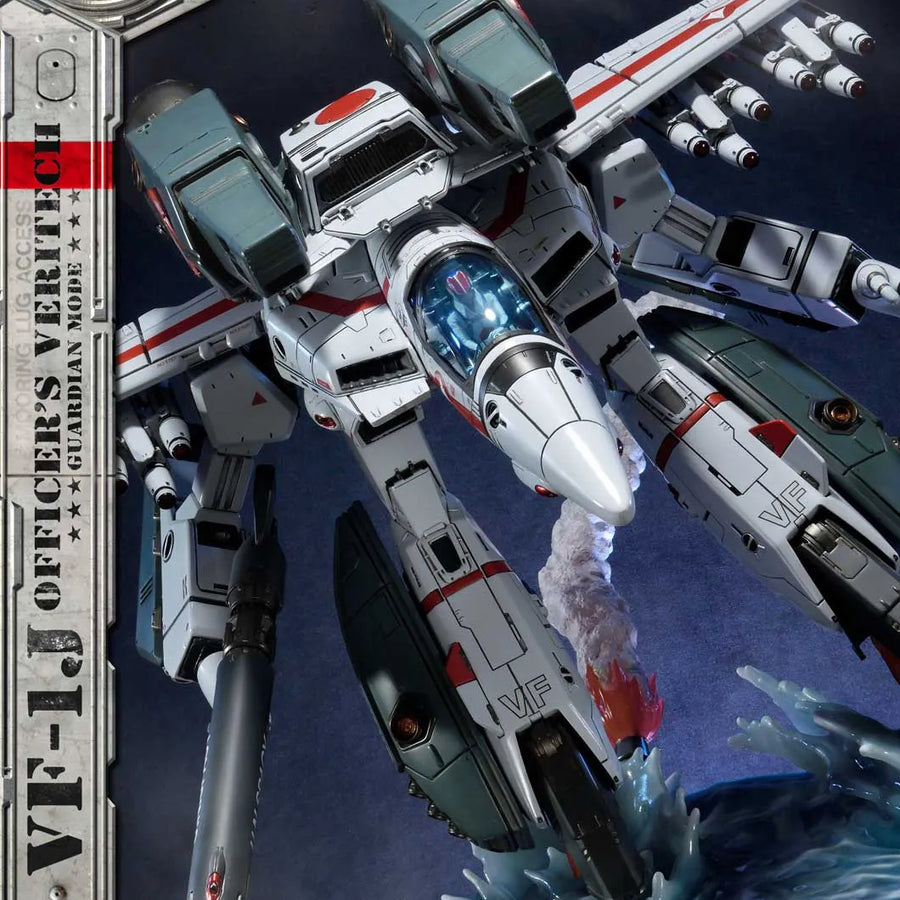 VF-1J Officer’s Veritech (Exclusive Bonus Version) Robotec – Prime1Studio – ActionFigure Brasil
