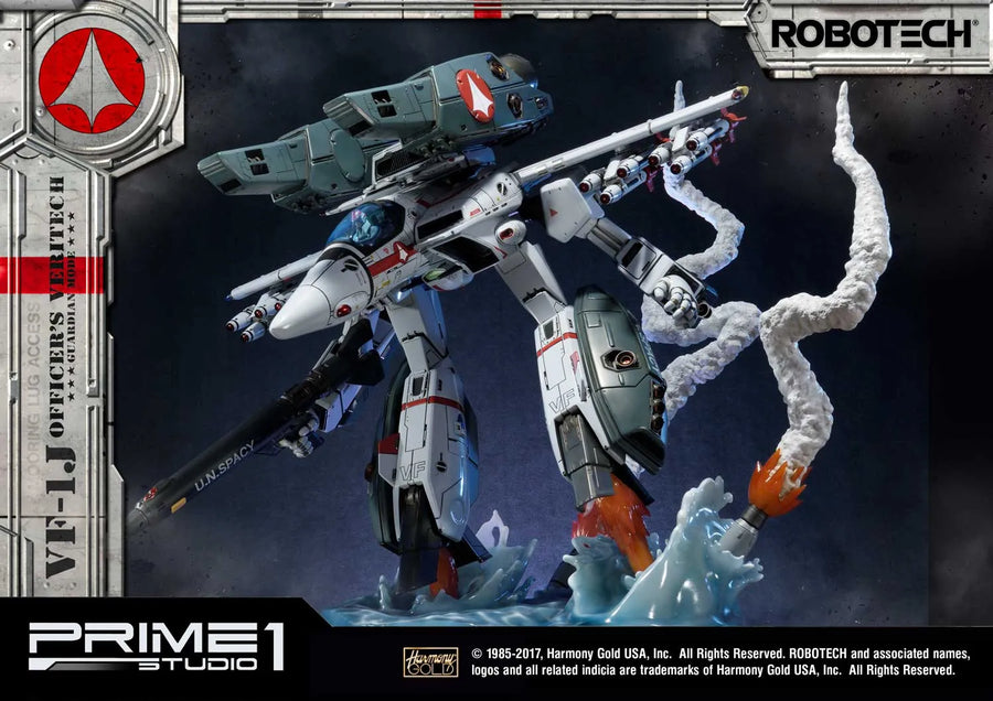 VF-1J Officer’s Veritech (Exclusive Bonus Version) Robotec – Prime1Studio – ActionFigure Brasil