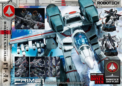 VF-1J Officer’s Veritech (Exclusive Bonus Version) Robotec – Prime1Studio – ActionFigure Brasil