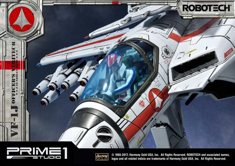 VF-1J Officer’s Veritech (Exclusive Bonus Version) Robotec – Prime1Studio – ActionFigure Brasil