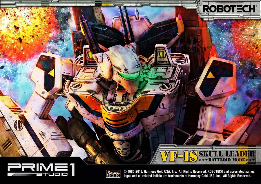 VF-1S Skull Leader (Battloid Mode Edition) Robotec Saga – Prime1Studio – ActionFigure Brasil