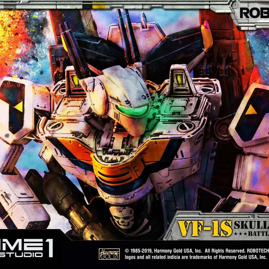 VF-1S Skull Leader (Battloid Mode Edition) Robotec Saga – Prime1Studio – ActionFigure Brasil