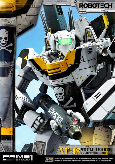 VF-1S Skull Leader (Battloid Mode Edition) Robotec Saga – Prime1Studio – ActionFigure Brasil