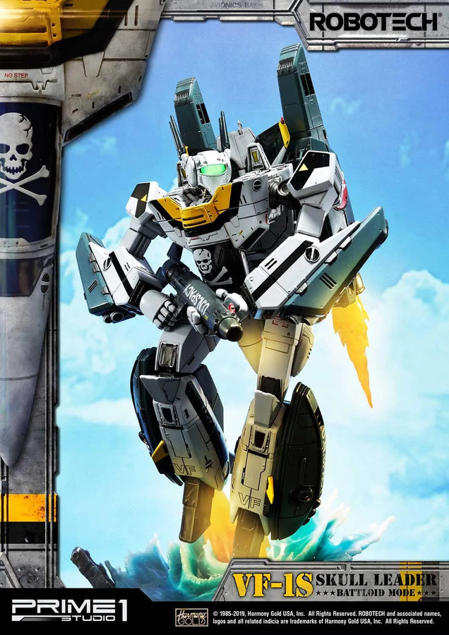 VF-1S Skull Leader (Battloid Mode Edition) Robotec Saga – Prime1Studio – ActionFigure Brasil
