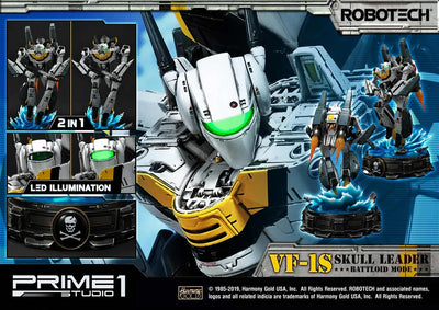 VF-1S Skull Leader (Battloid Mode Edition) Robotec Saga – Prime1Studio – ActionFigure Brasil