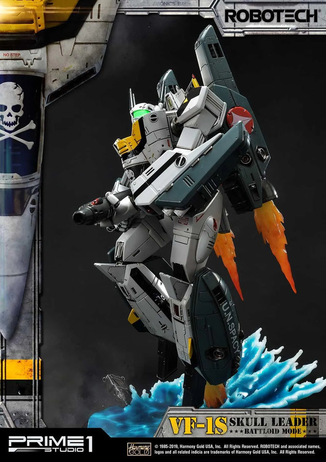 VF-1S Skull Leader (Battloid Mode Edition) Robotec Saga – Prime1Studio – ActionFigure Brasil