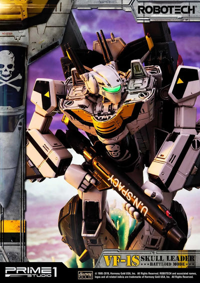 VF-1S Skull Leader (Battloid Mode Edition) Robotec Saga – Prime1Studio – ActionFigure Brasil