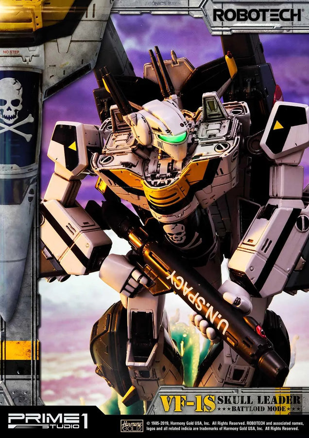 VF-1S Skull Leader (Battloid Mode Edition) Robotec Saga – Prime1Studio – ActionFigure Brasil