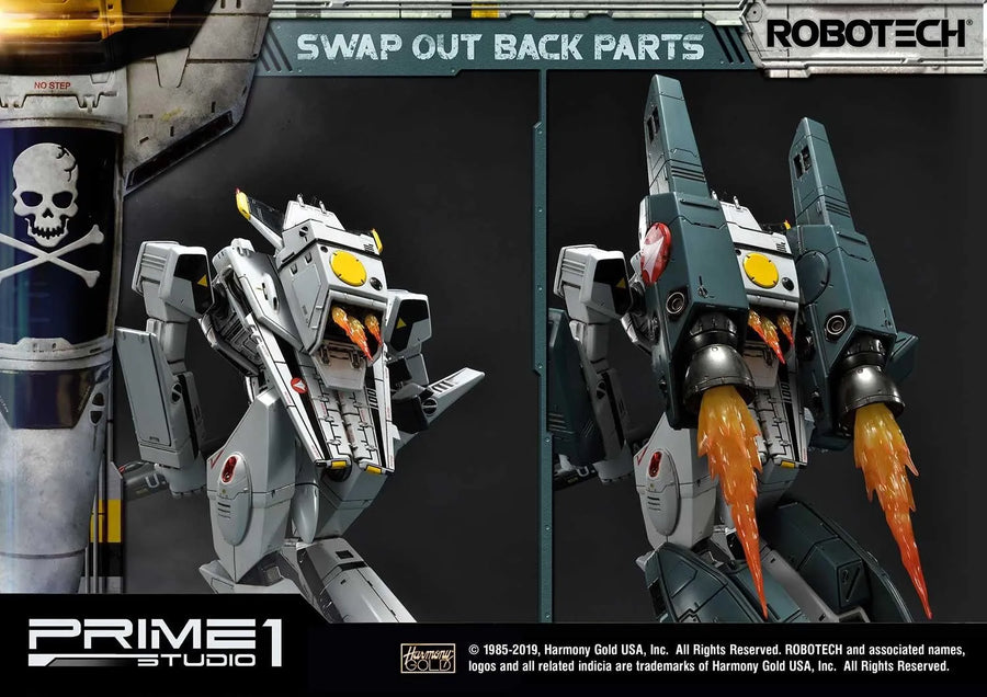 VF-1S Skull Leader (Battloid Mode Edition) Robotec Saga – Prime1Studio – ActionFigure Brasil