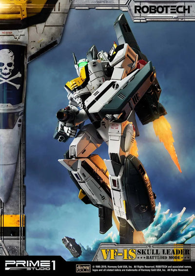 VF-1S Skull Leader (Battloid Mode Edition) Robotec Saga – Prime1Studio – ActionFigure Brasil