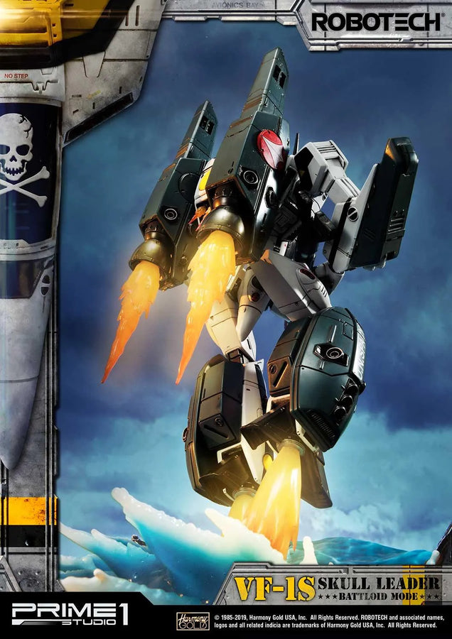 VF-1S Skull Leader (Battloid Mode Edition) Robotec Saga – Prime1Studio – ActionFigure Brasil