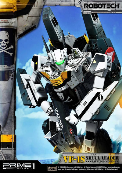 VF-1S Skull Leader (Battloid Mode Edition) Robotec Saga – Prime1Studio – ActionFigure Brasil