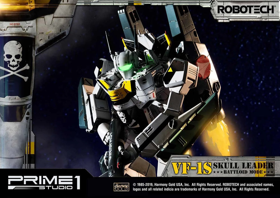 VF-1S Skull Leader (Battloid Mode Edition) Robotec Saga – Prime1Studio – ActionFigure Brasil