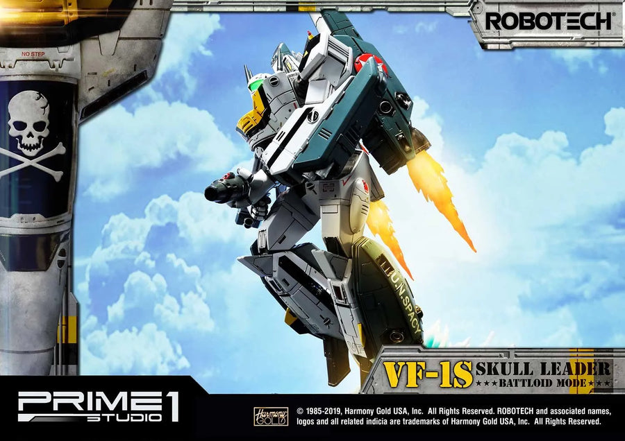VF-1S Skull Leader (Battloid Mode Edition) Robotec Saga – Prime1Studio – ActionFigure Brasil