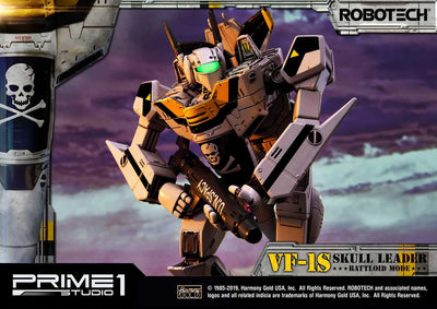 VF-1S Skull Leader (Battloid Mode Edition) Robotec Saga – Prime1Studio – ActionFigure Brasil