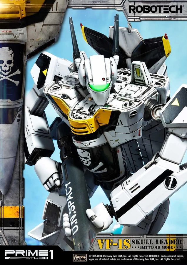 VF-1S Skull Leader (Battloid Mode Edition) Robotec Saga – Prime1Studio – ActionFigure Brasil