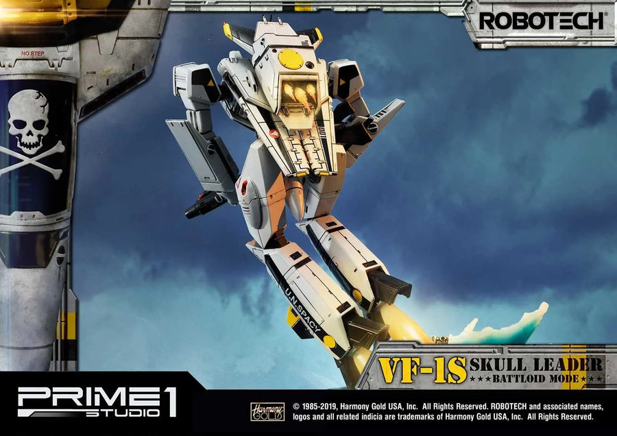 VF-1S Skull Leader (Battloid Mode Edition) Robotec Saga – Prime1Studio – ActionFigure Brasil