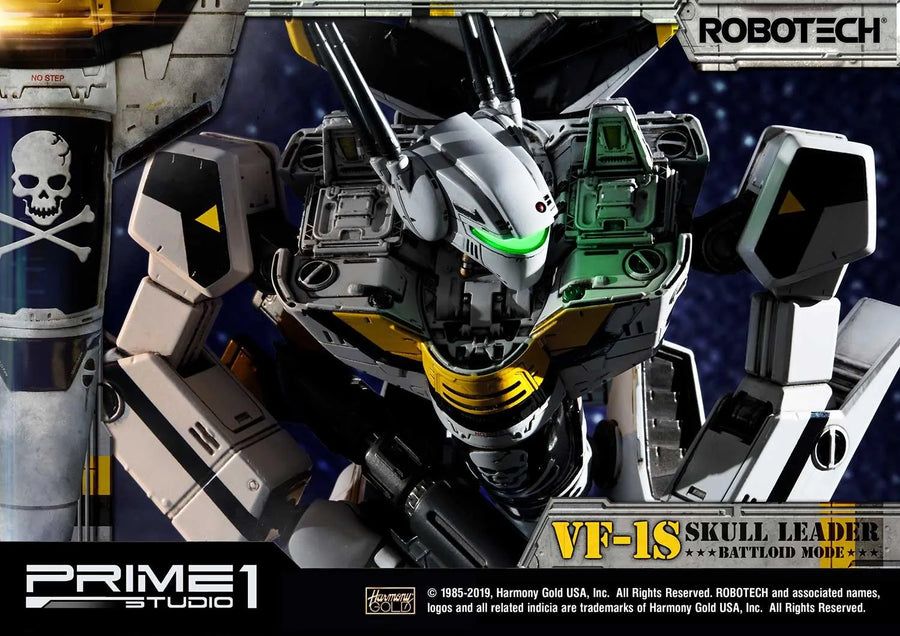 VF-1S Skull Leader (Battloid Mode Edition) Robotec Saga – Prime1Studio – ActionFigure Brasil
