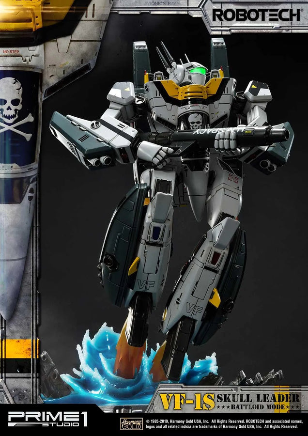 VF-1S Skull Leader (Battloid Mode Edition) Robotec Saga – Prime1Studio – ActionFigure Brasil