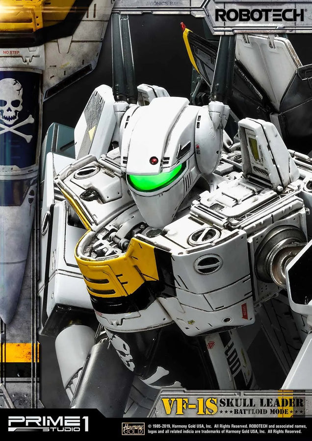VF-1S Skull Leader (Battloid Mode Edition) Robotec Saga – Prime1Studio – ActionFigure Brasil