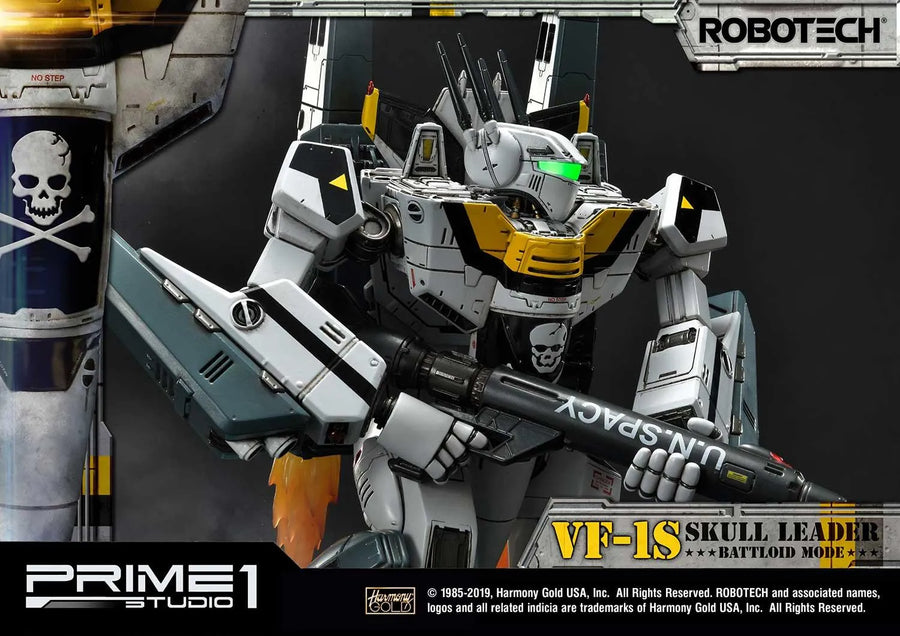 VF-1S Skull Leader (Battloid Mode Edition) Robotec Saga – Prime1Studio – ActionFigure Brasil