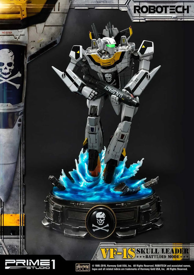 VF-1S Skull Leader (Battloid Mode Edition) Robotec Saga – Prime1Studio – ActionFigure Brasil