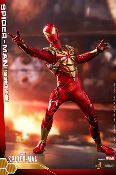 Video Game Masterpiece 1/6 Spider-Man (Iron Spider Armor Suit Ver.)ㅤ – Hot Toys – ActionFigureBrasil — close