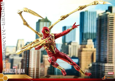 Video Game Masterpiece 1/6 Spider-Man (Iron Spider Armor Suit Ver.)ㅤ – Hot Toys – ActionFigureBrasil — iluminação de estúdio