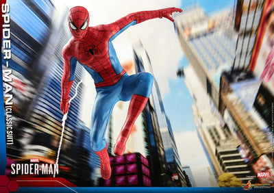 Video Game Masterpiece "Marvel's Spider-Man" 1/6 Scale Figure Spider-Man (Classic Suit Edition)ㅤ – Hot Toys – ActionFigureBrasil — ambientada