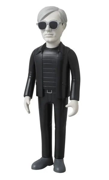 Vinyl Collectible Dolls No.218 VCD Andy Warhol GRAY SCALE Ver.ㅤ – Gantaku – ActionFigure Brasil — ângulo diferente