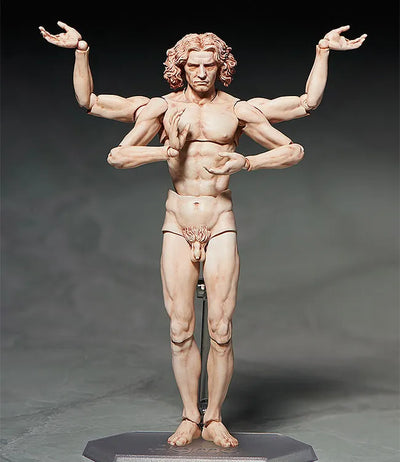 Vitruvian Man Figma – FREEing – ActionFigure Brasil — iluminação de estúdio