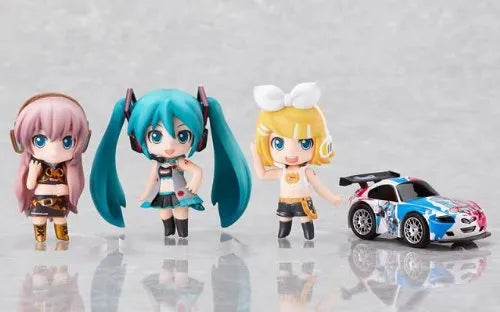 Vocaloid - GOOD SMILE Racing - Hatsune Miku - Nendoroid Petit - RQ Ver.ㅤ – Good Smile Company – ActionFigure Brasil