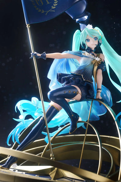 Vocaloid - Hatsune Miku - 1/7 - Birthday 2022 ~Polaris ver.~ (Spiritale, Wing)ㅤ – Spiritale – ActionFigureBrasil — ângulo diferente
