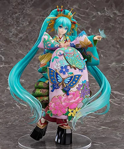 Vocaloid - Hatsune Miku - 1/7 - Chokabuki Kuruwa Kotoba Awase Kagami Ver. (Good Smile Company)ㅤ – Good Smile Company As Manufacturer – ActionFigure Brasil — com base expositora