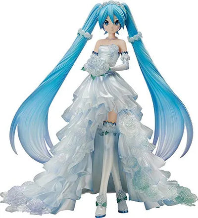 Vocaloid - Hatsune Miku - 1/7 - Wedding Dress ver. (FREEing)ㅤ – FREEing – ActionFigure Brasil